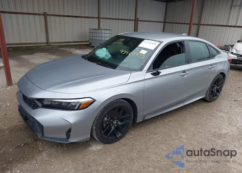 2025 Honda Civic Sport из США, поврежденный, VIN 2HGFE2F51SH505796